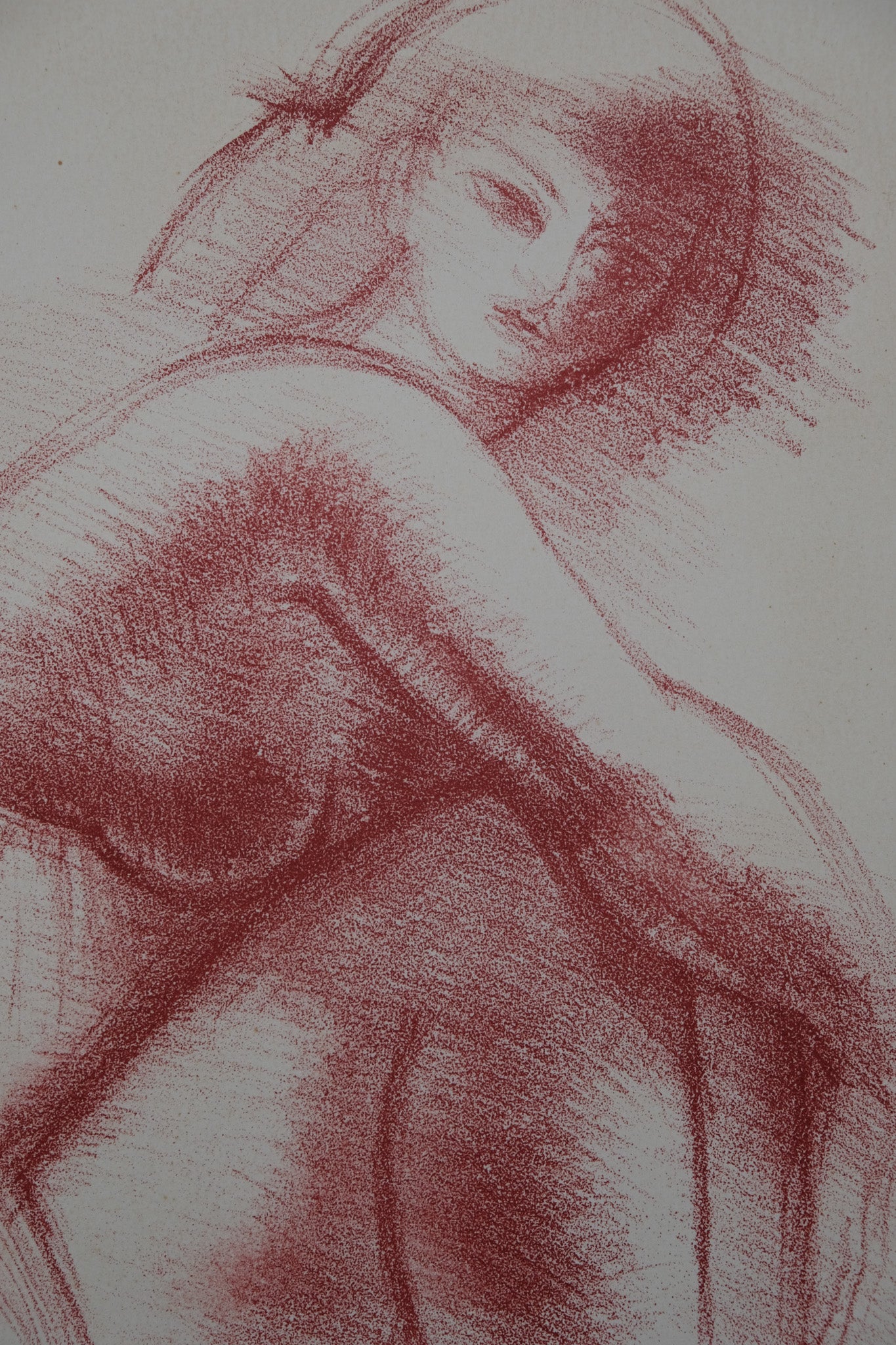 Antoniucci VOLTI : Nu au regard pensif - Lithographie originale