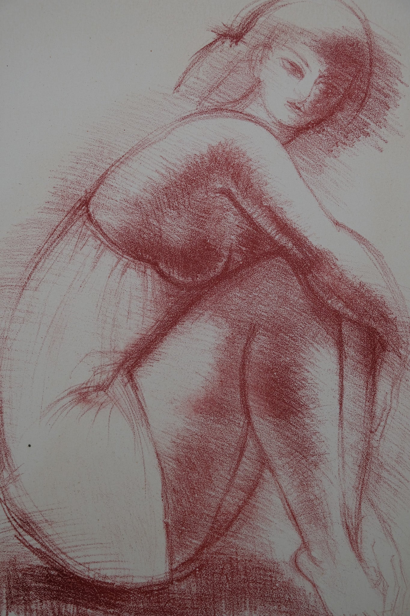 Antoniucci VOLTI : Nu au regard pensif - Lithographie originale
