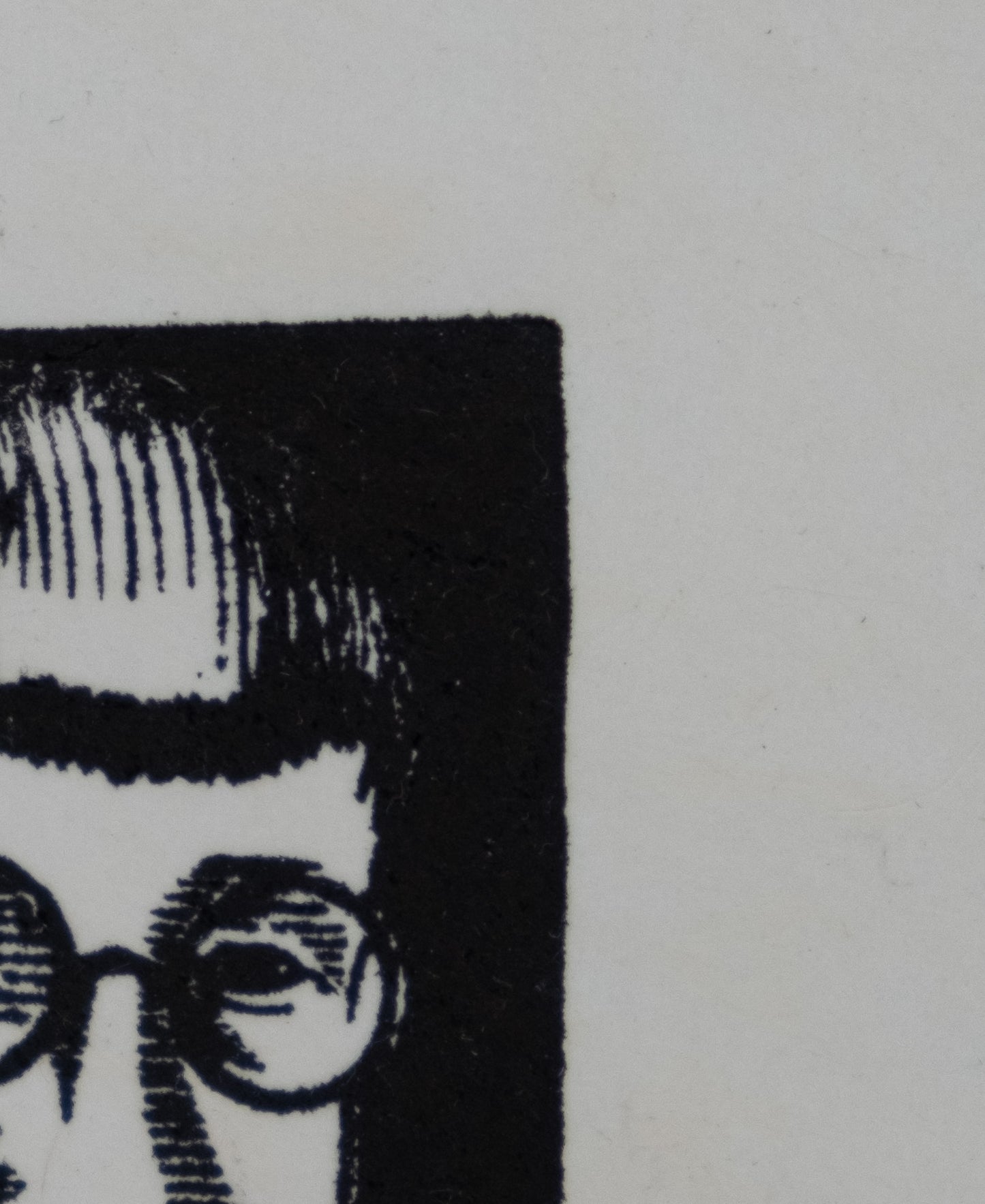 Léonard Tsuguharu FOUJITA : Autoportrait - Gravure sur bois