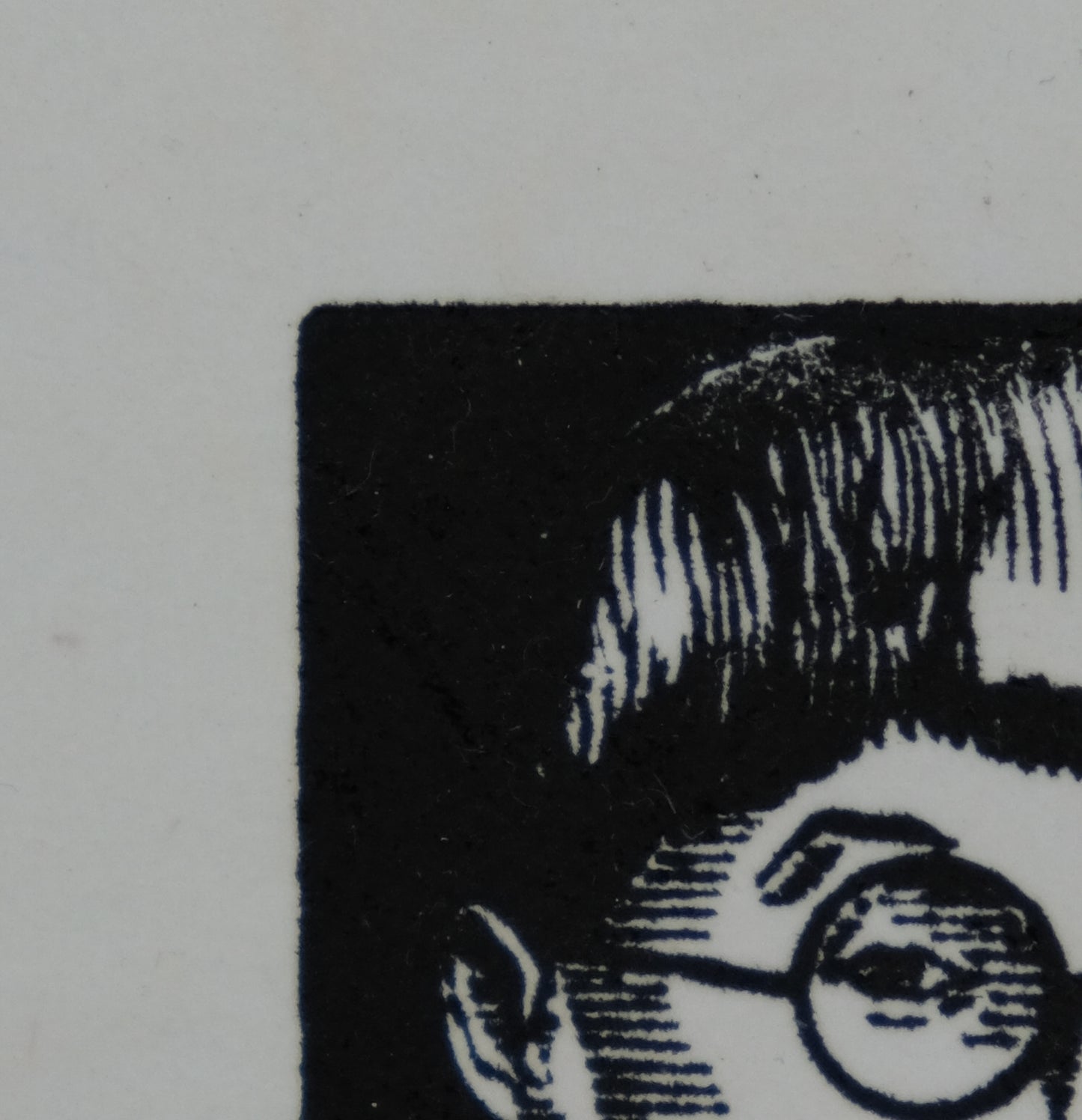 Léonard Tsuguharu FOUJITA : Autoportrait - Gravure sur bois