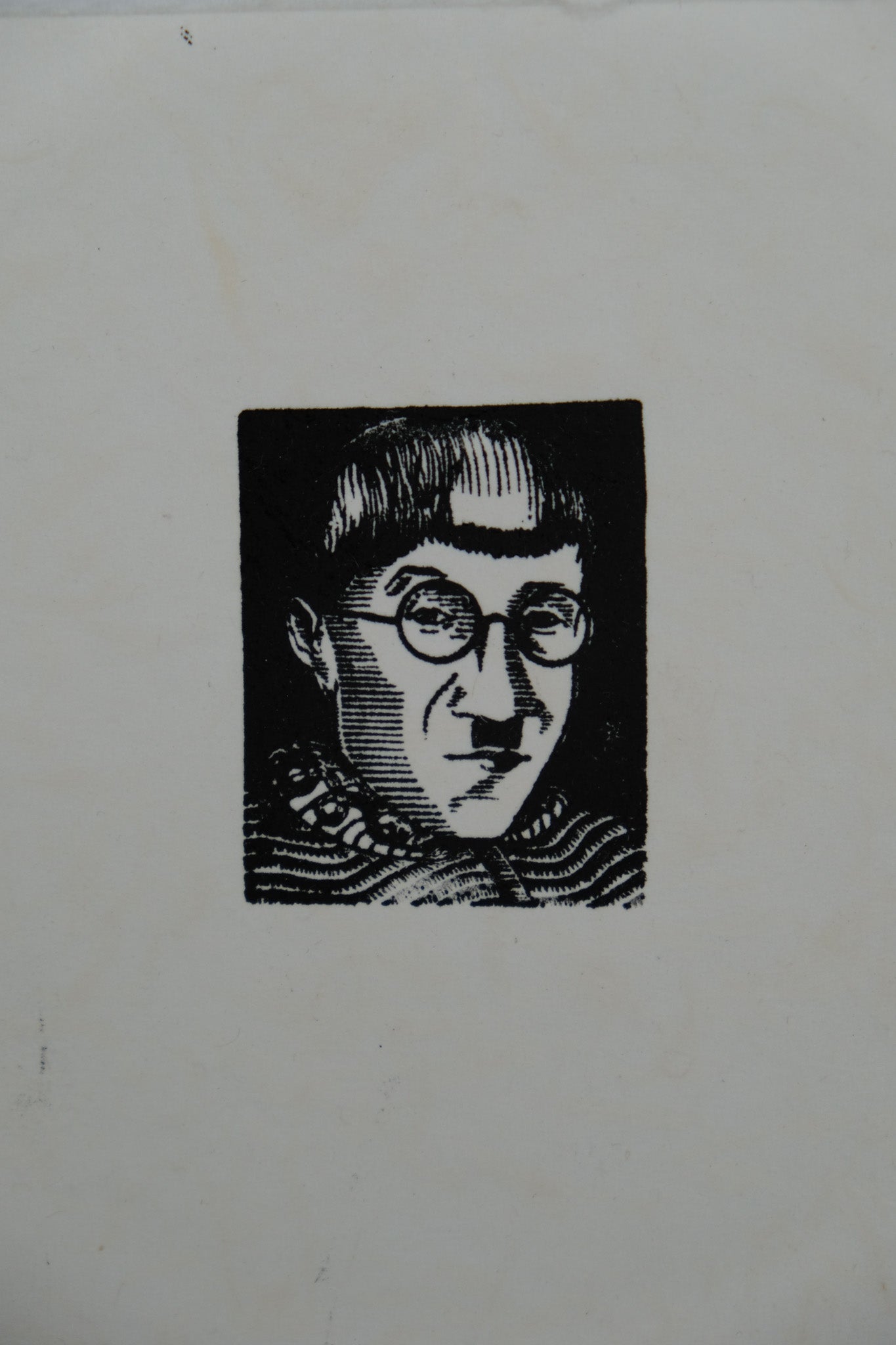 Léonard Tsuguharu FOUJITA : Autoportrait - Gravure sur bois