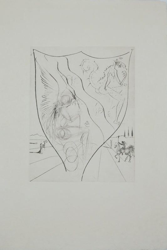 Salvador DALI : Alexis ou le Traité du Vain Désir - Gravure originale