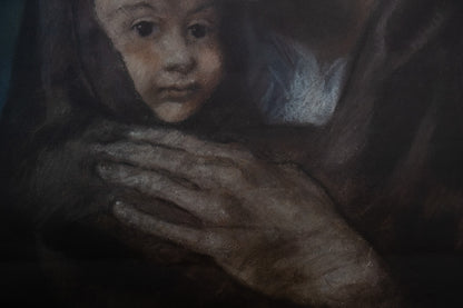 Pablo PICASSO : Mère et enfant au fichu - Affiche originale