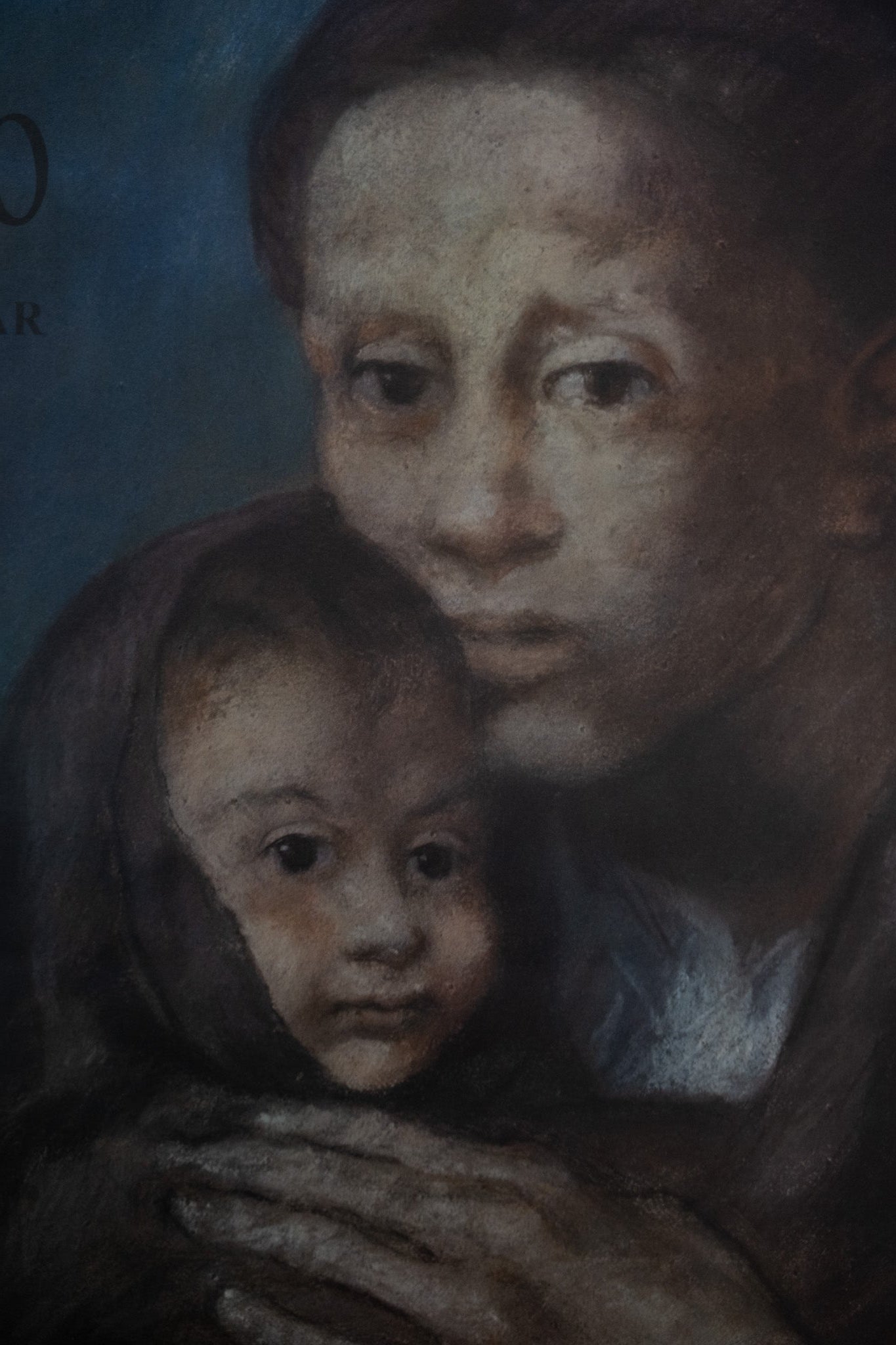 Pablo PICASSO : Mère et enfant au fichu - Affiche originale