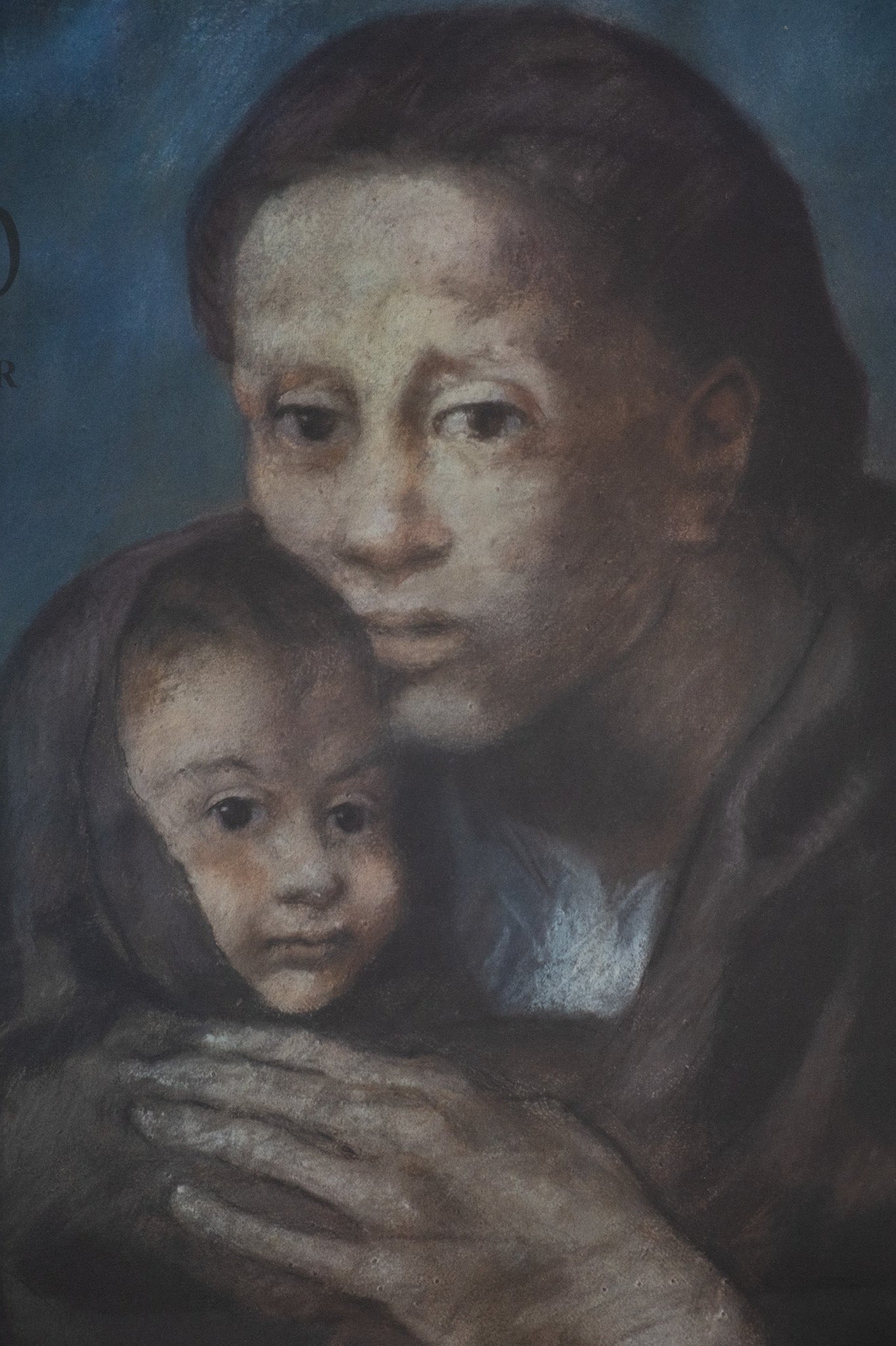 Pablo PICASSO : Mère et enfant au fichu - Affiche originale