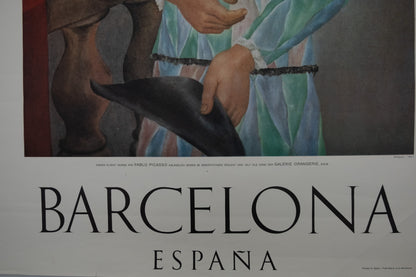 Pablo PICASSO : Arlequin - Affiche originale