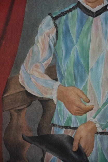 Pablo PICASSO : Arlequin - Affiche originale