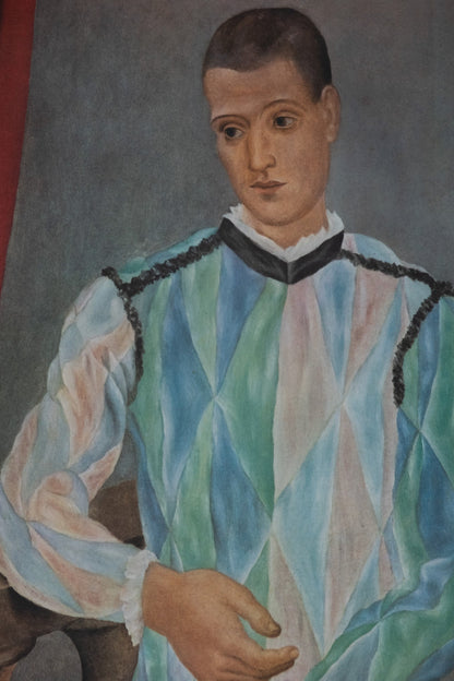 Pablo PICASSO : Arlequin - Affiche originale