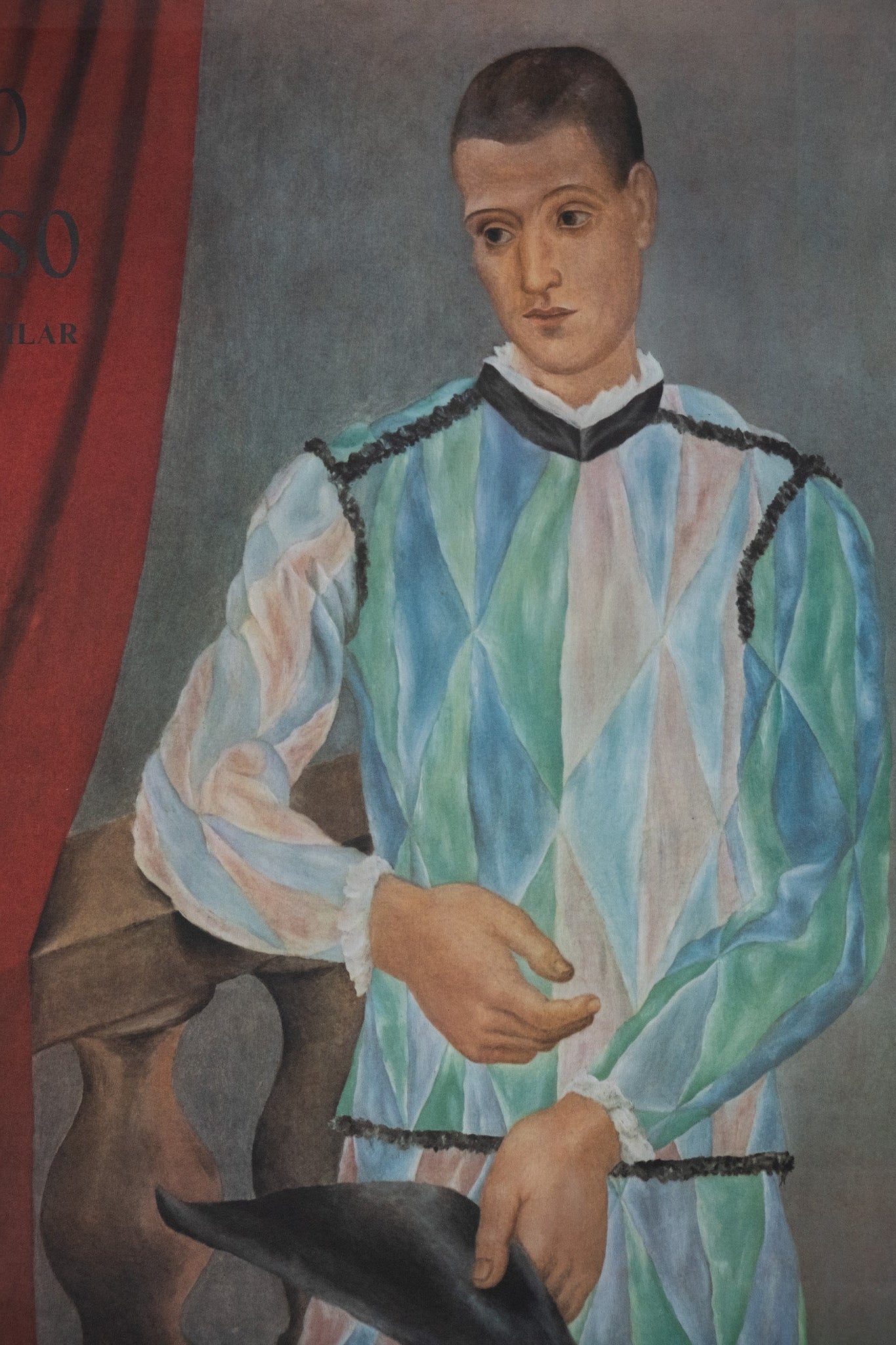 Pablo PICASSO : Arlequin - Affiche originale