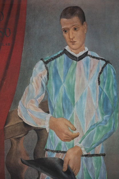 Pablo PICASSO : Arlequin - Affiche originale
