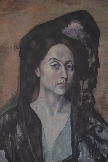 Pablo PICASSO : Madame Canals - Affiche originale signée