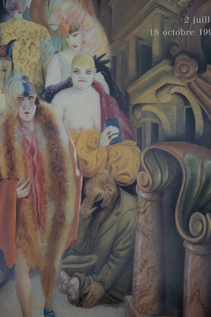Otto DIX : Métropolis (La Grande Ville) - Affiche originale