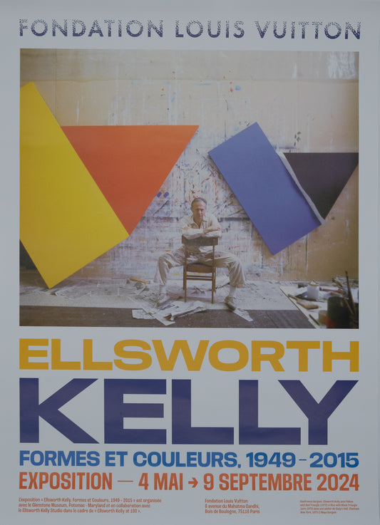 Ellsworth KELLY : L'artiste dans son atelier - Affiche originale