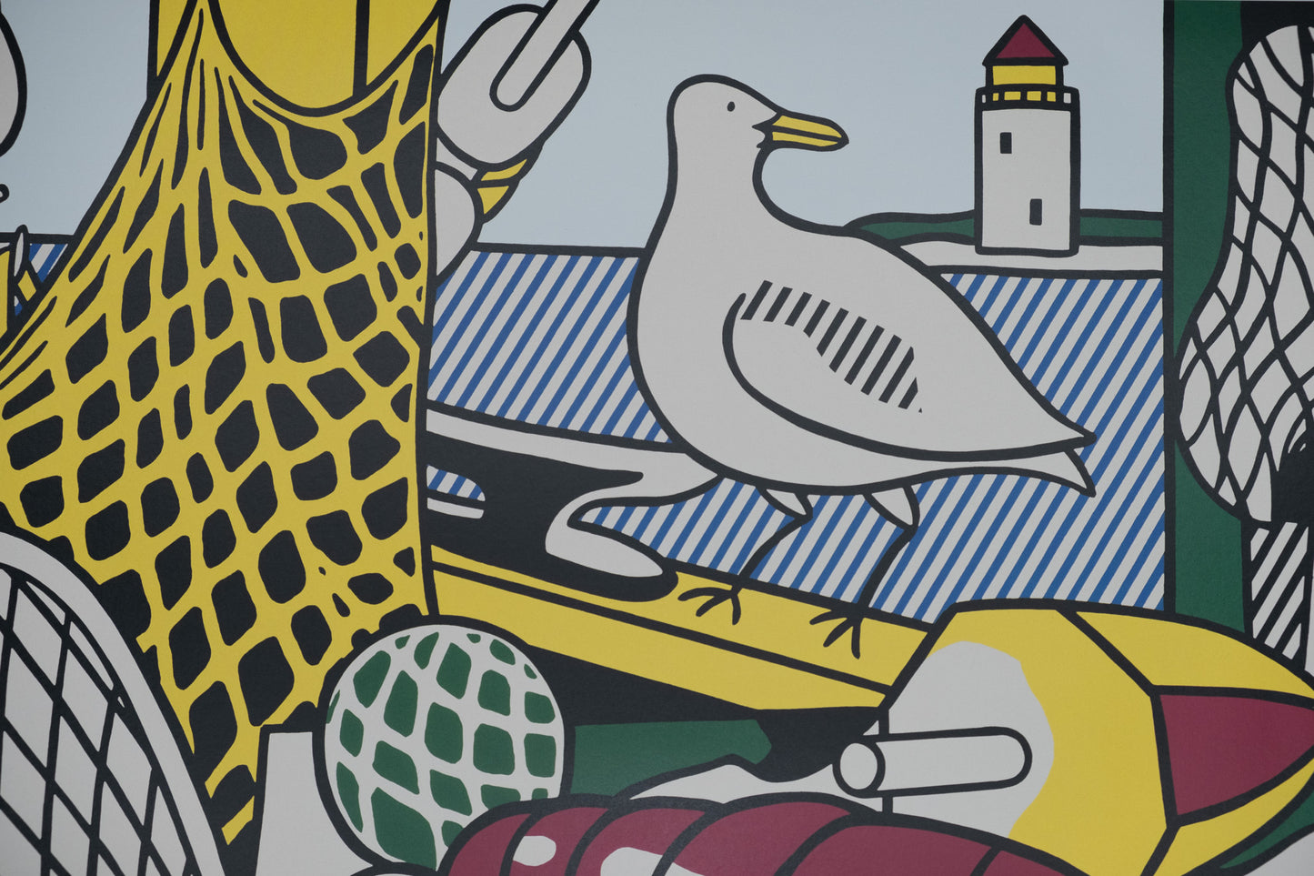 Roy LICHTENSTEIN : Cape Cod Still Life - Affiche originale en couleurs