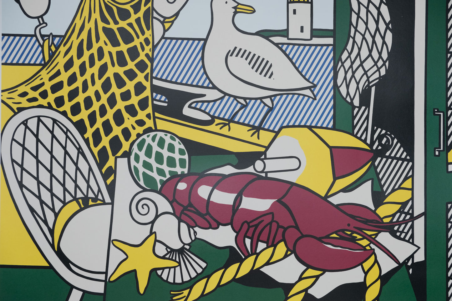 Roy LICHTENSTEIN : Cape Cod Still Life - Affiche originale en couleurs