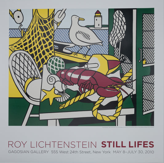 Roy LICHTENSTEIN : Cape Cod Still Life - Affiche originale en couleurs