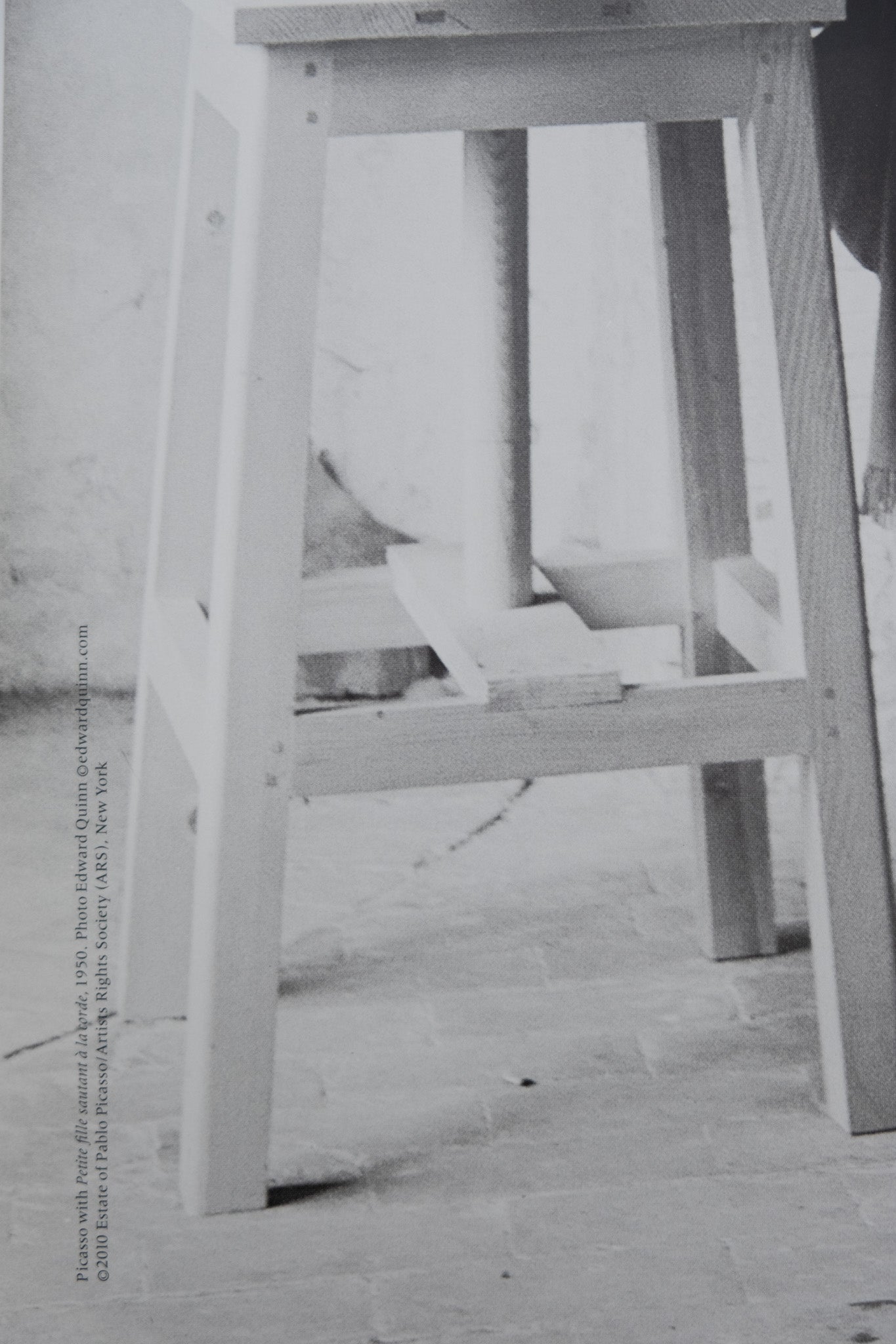 Pablo PICASSO : Picasso et la petite fille sautant à la corde - Affiche originale