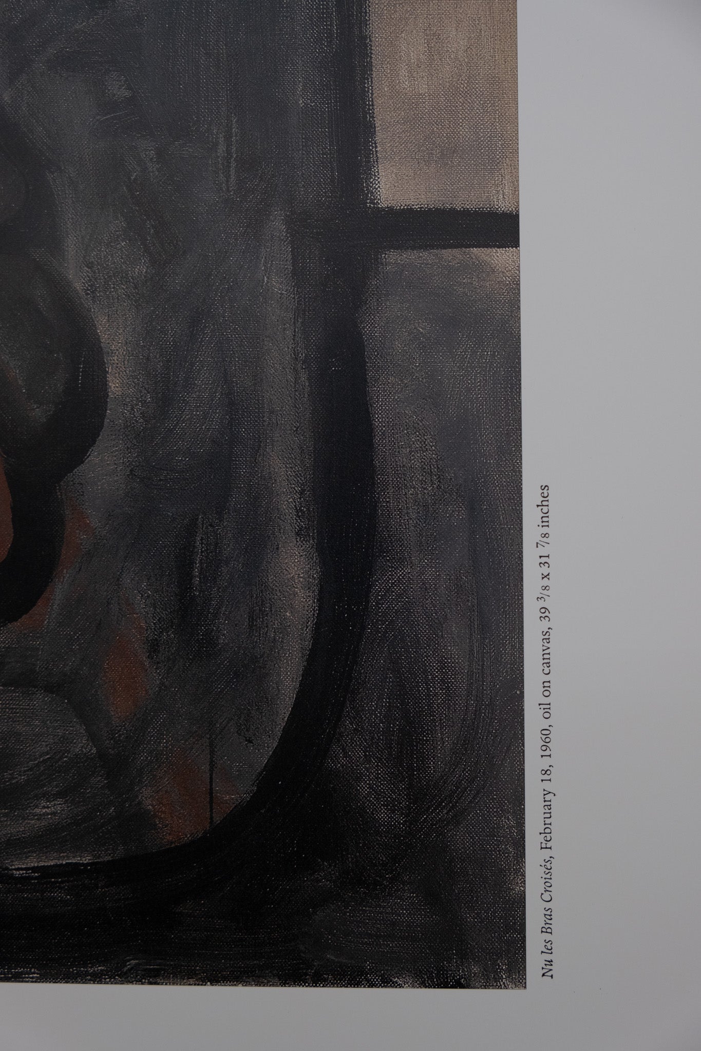 Pablo PICASSO : Nu aux bras croisés - Affiche originale en couleurs