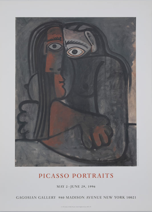 Pablo PICASSO : Nu aux bras croisés - Affiche originale en couleurs