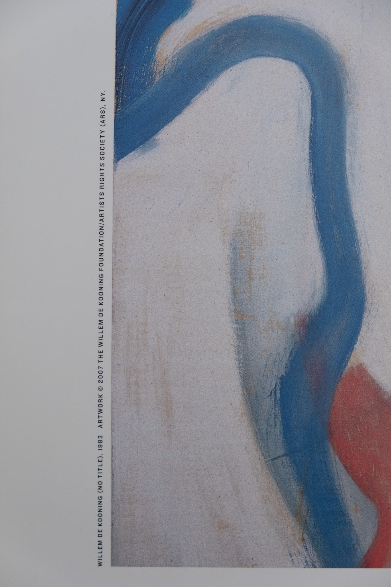 Willem DE KOONING : The last beginning - Affiche originale en couleurs