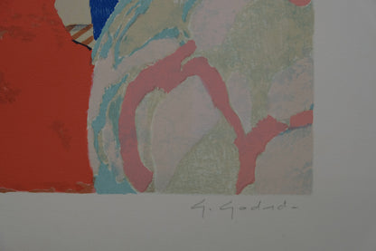 Gabriel GODARD : A l'orée du bois - Lithographie originale signée
