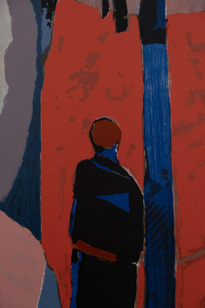 Gabriel GODARD : A l'orée du bois - Lithographie originale signée