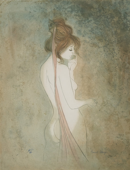 Bernard CHAROY : Dominique au ruban - Lithographie originale signée