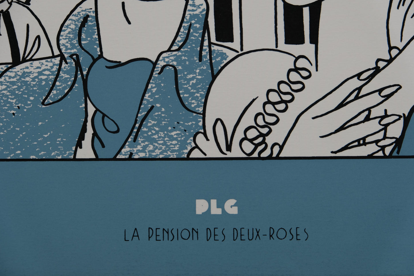 Emmanuel MOYNOT : La pension des deux-roses - Lithographie originale signée