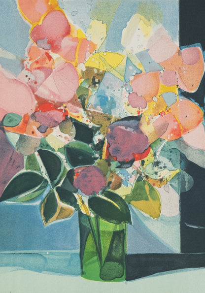 Camille HILAIRE : Le bouquet de printemps - Lithographie originale signée