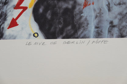 Peter KLASEN : Köpfe - Lithographie originale signée
