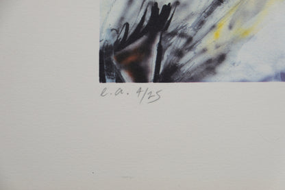 Peter KLASEN : Köpfe - Lithographie originale signée