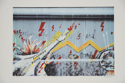 Peter KLASEN : Köpfe - Lithographie originale signée