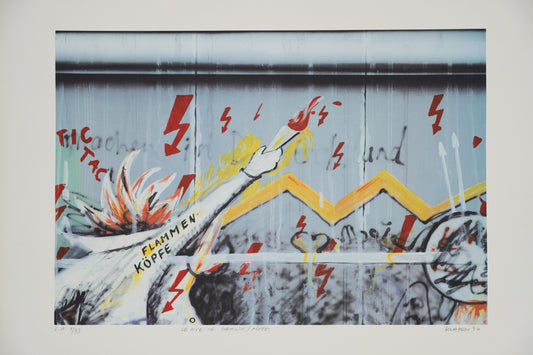 Peter KLASEN : Köpfe - Lithographie originale signée