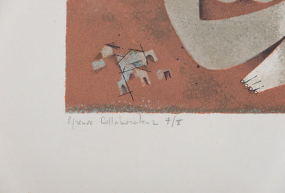 Samy BRISS : Le coquelicot - Sérigraphie originale signée