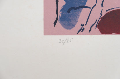 André MASSON : Erotique - Lithographie originale signée