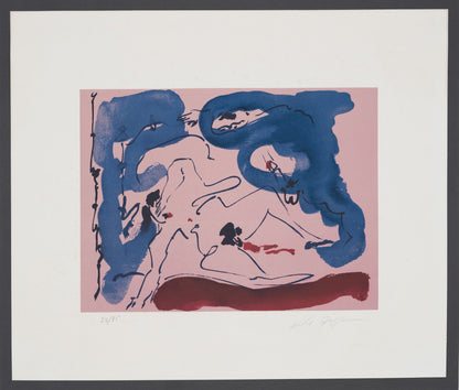 André MASSON : Erotique - Lithographie originale signée
