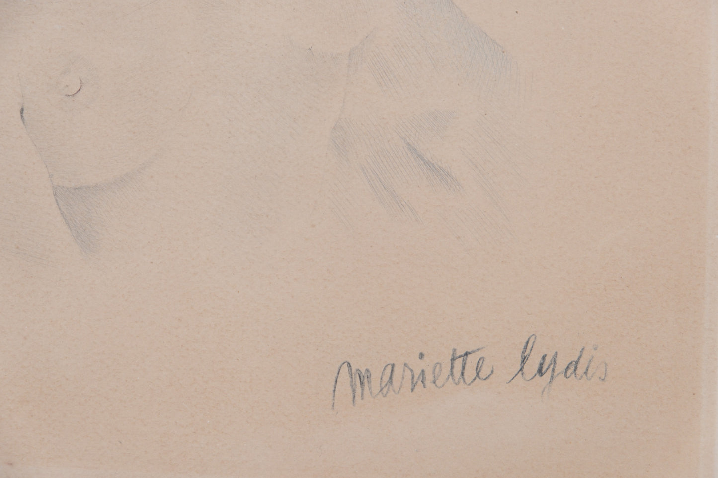 Mariette LYDIS : Portrait de femme - Lithographie signée