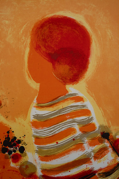 Frédéric MENGUY : La conversation - Lithographie originale signée