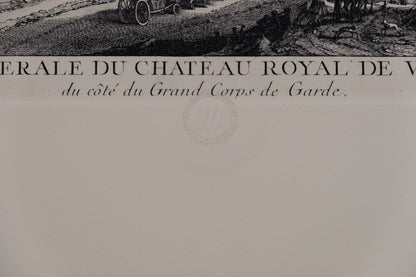 Jacques RIGAUD : Château royal de Vincennes - Gravure originale