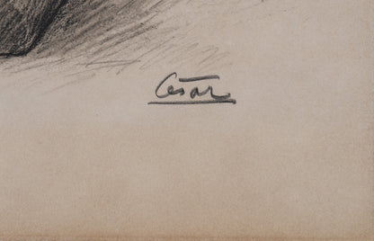 CESAR : La poule noire - Lithographie originale signée