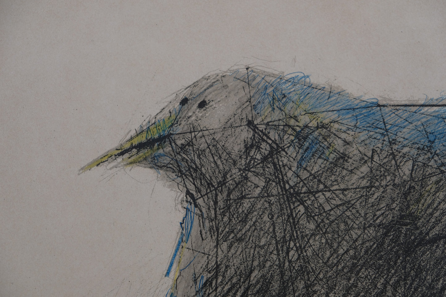 CESAR : La poule noire - Lithographie originale signée