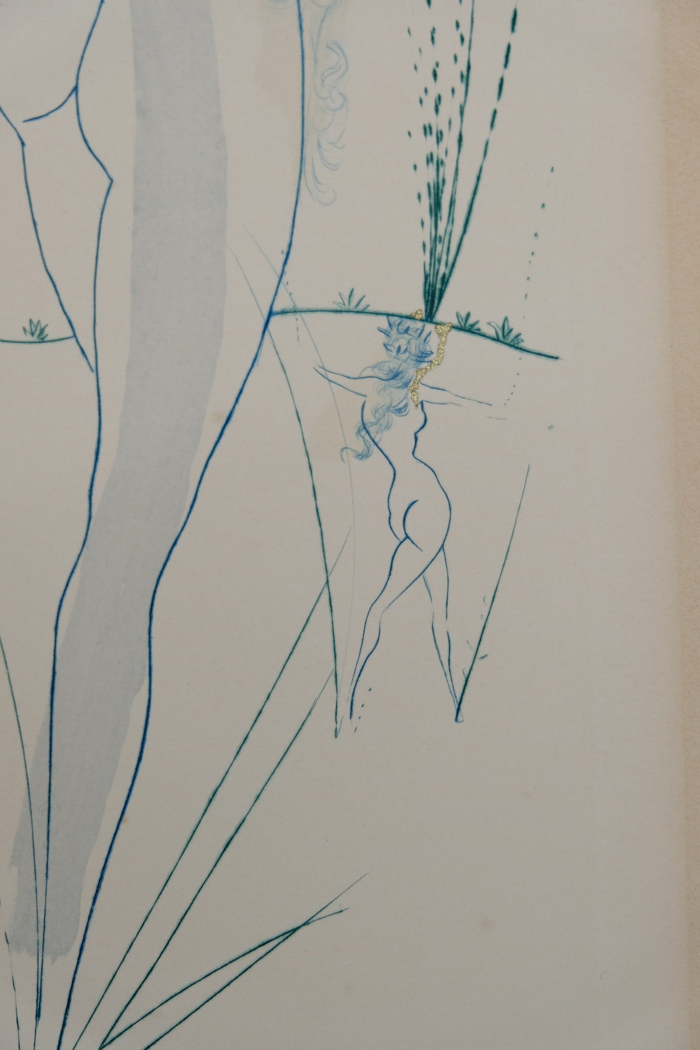 Salvador DALI : Retour de la Sulamite - Gravure originale signée