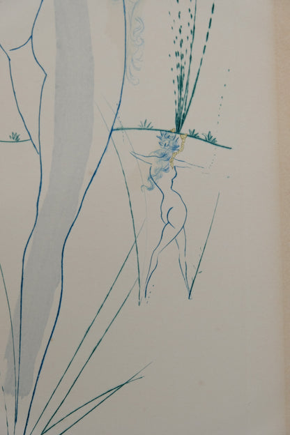 Salvador DALI : Retour de la Sulamite - Gravure originale signée