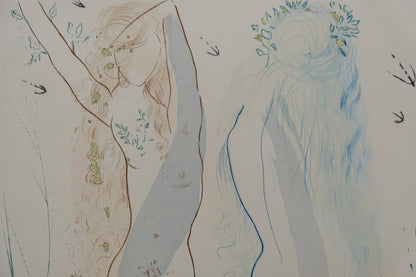 Salvador DALI : Retour de la Sulamite - Gravure originale signée