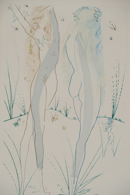 Salvador DALI : Retour de la Sulamite - Gravure originale signée