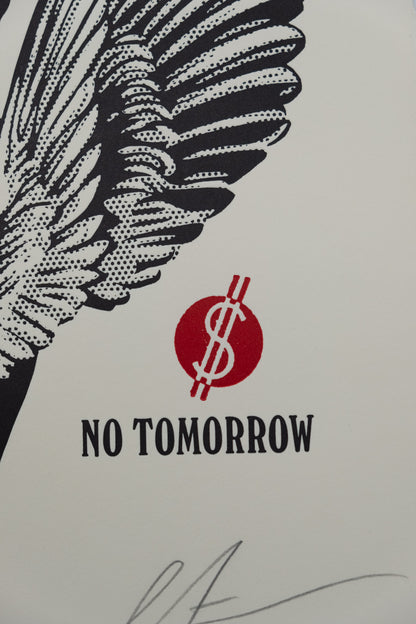 Shepard FAIREY (OBEY) : Burn Baby Burn - Letterpress originale signée